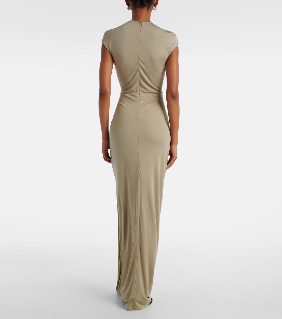 Christopher Esber - Duo Bezel Quartz jersey maxi dress