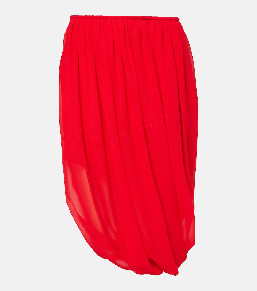 Jacques Wei - Chiffon midi skirt