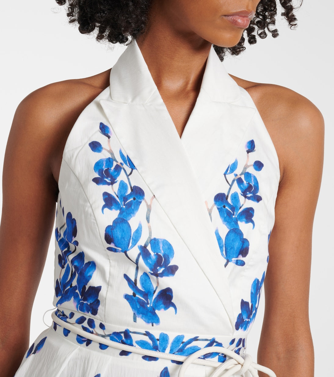 Rebecca Vallance - Orchid Blues floral midi dress