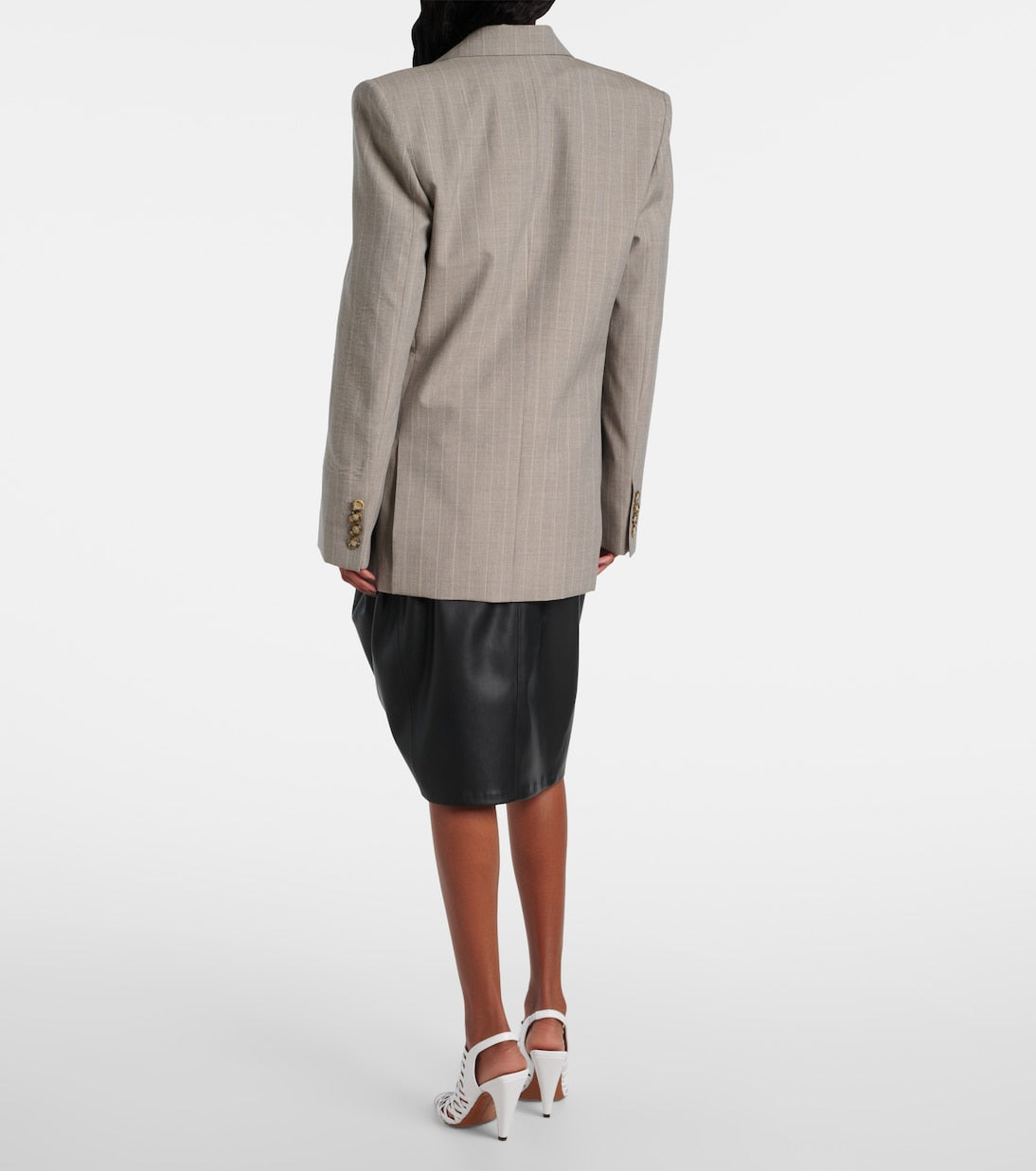 Stella McCartney - Oversized double-breasted wool blazer