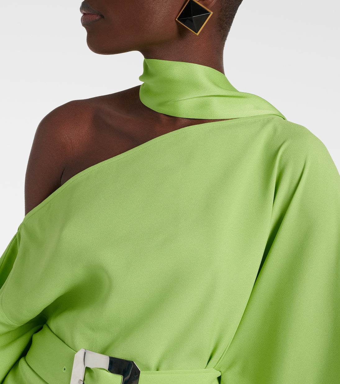 Taller Marmo - Taylor one-shoulder belted kaftan