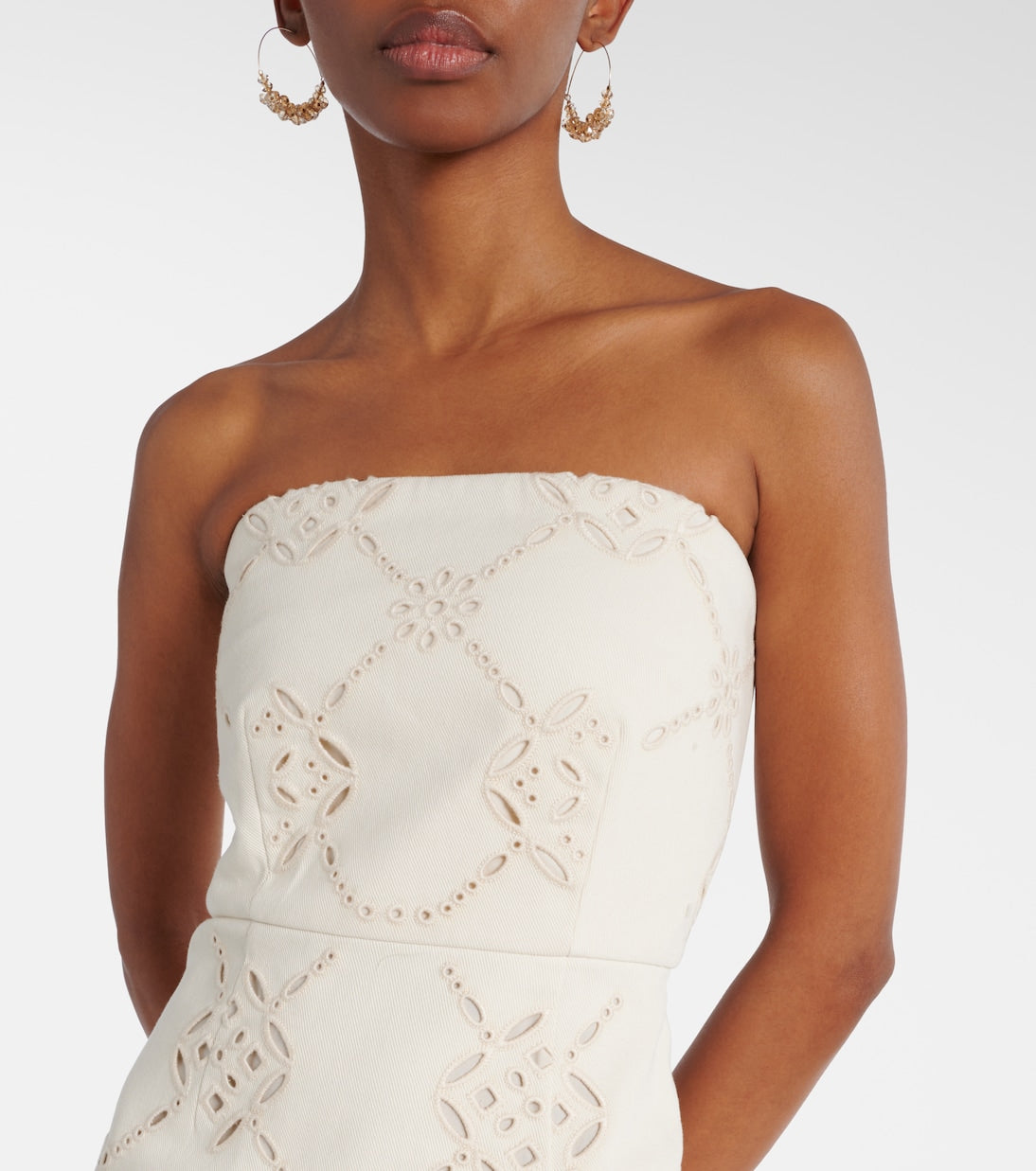 Veronica Beard - Nettia embroidered cotton midi dress