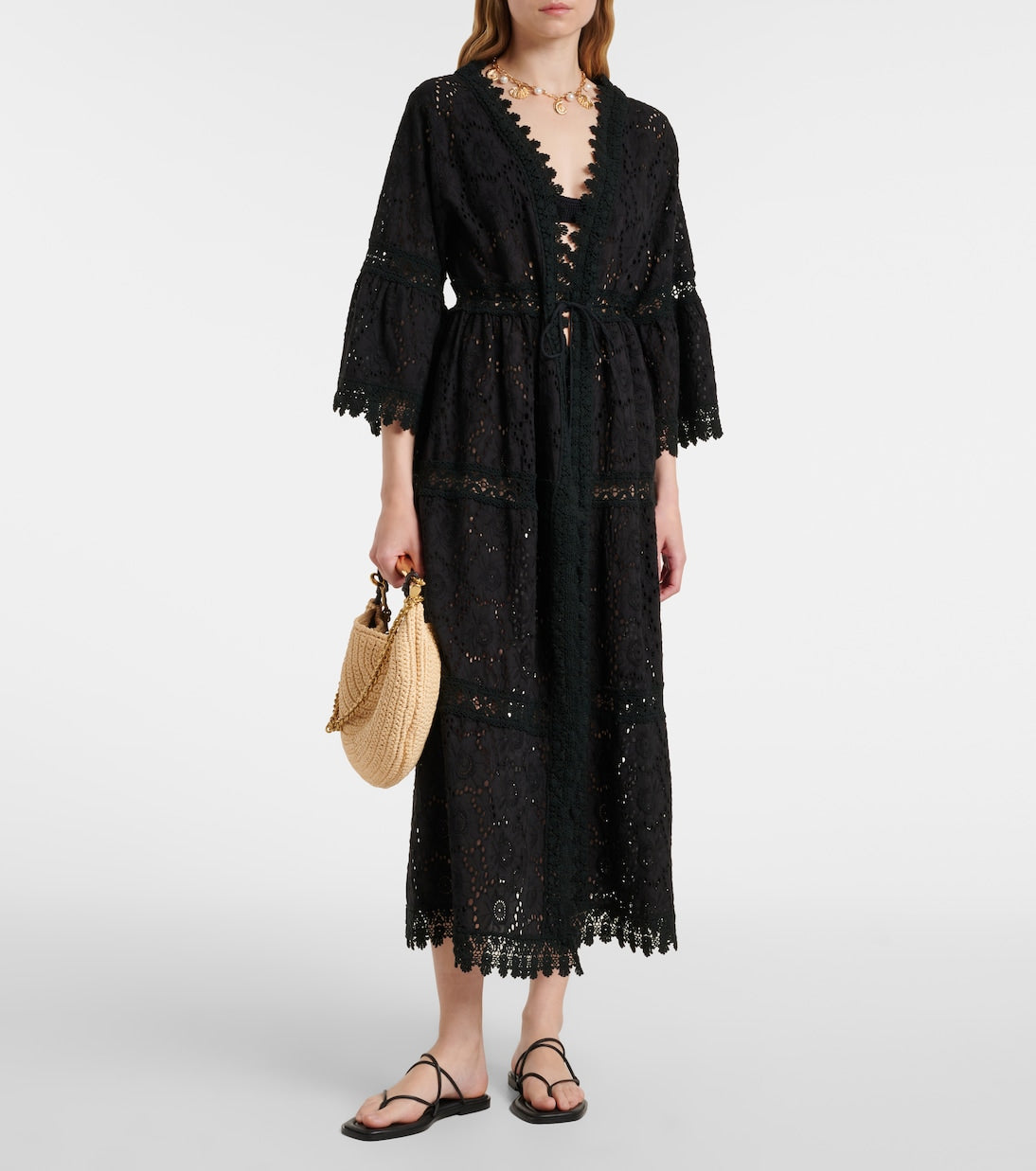 Melissa Odabash - Robbie cotton lace kaftan