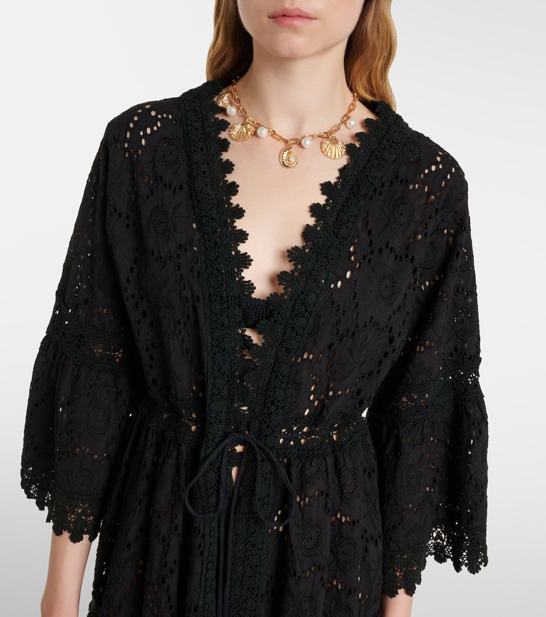 Melissa Odabash - Robbie cotton lace kaftan