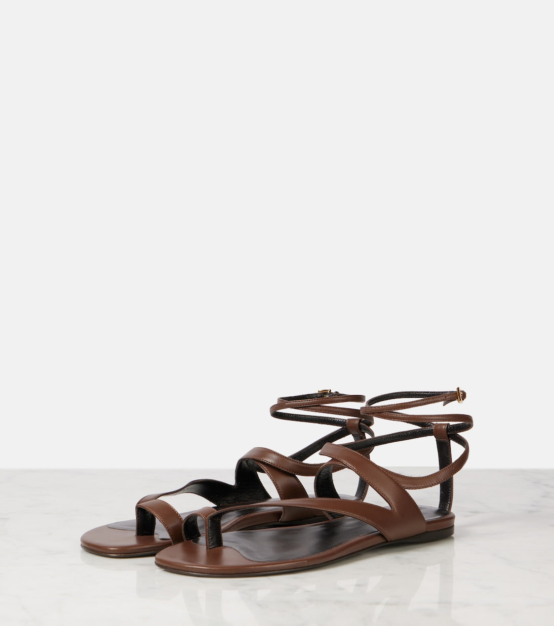 Khaite - Aimee leather sandals