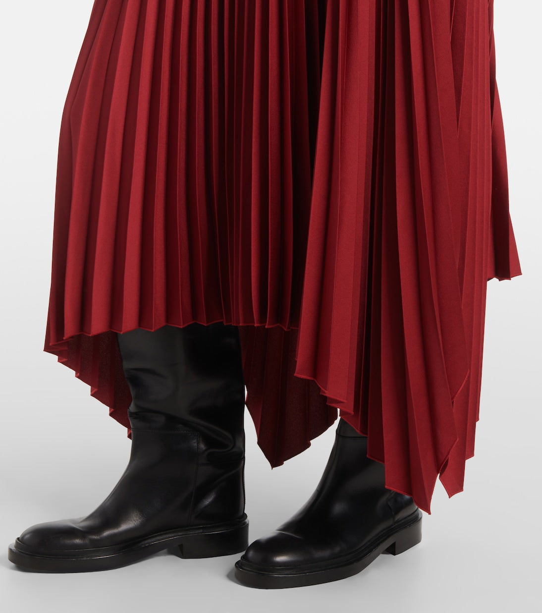 Joseph - Ade plissé crêpe midi skirt