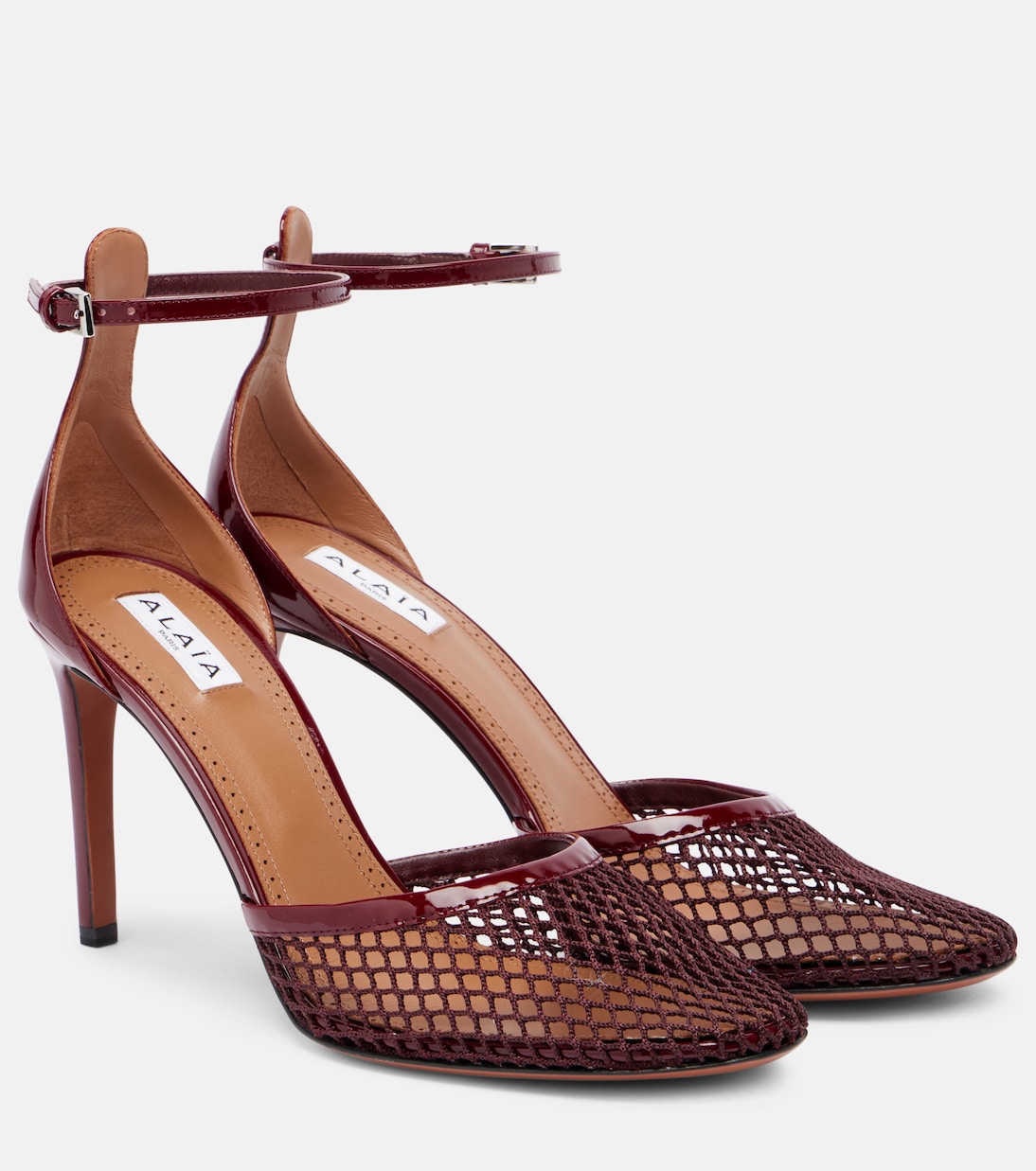 Alaïa - 90 fishnet pumps