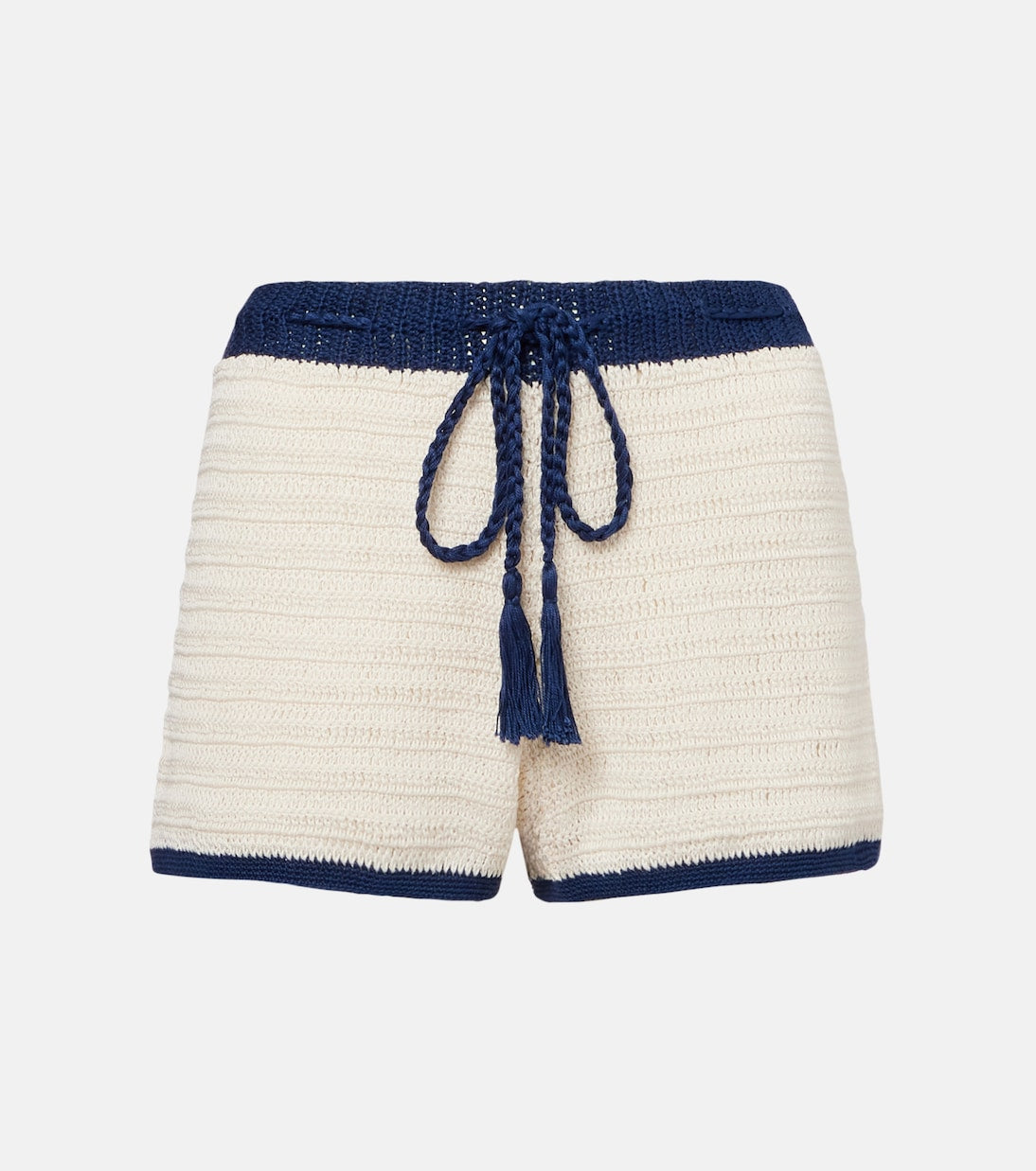 Anna Kosturova - Seaside crochet cotton shorts