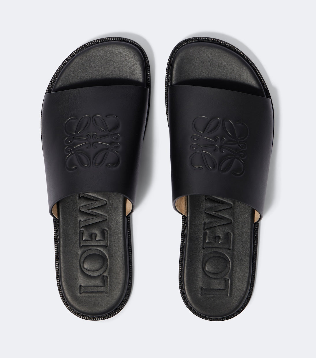 Loewe - Paula's Ibiza Flex Anagram leather slides