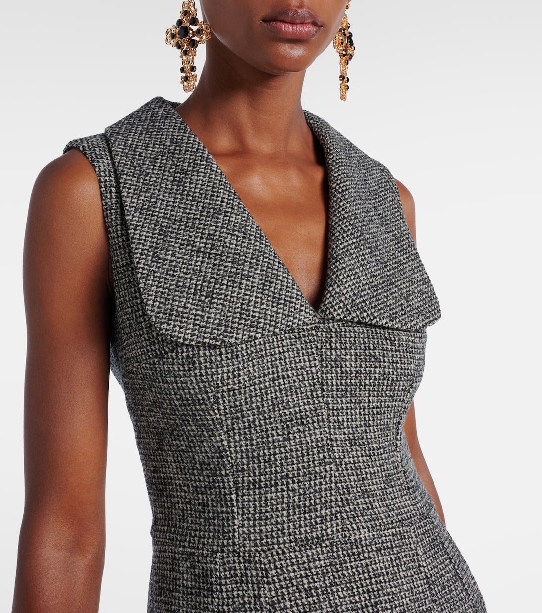 Dolce&Gabbana - Wool-blend midi dress