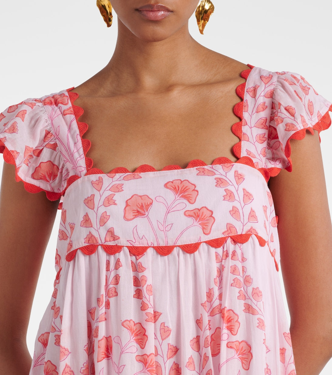 Juliet Dunn - Printed cotton minidress