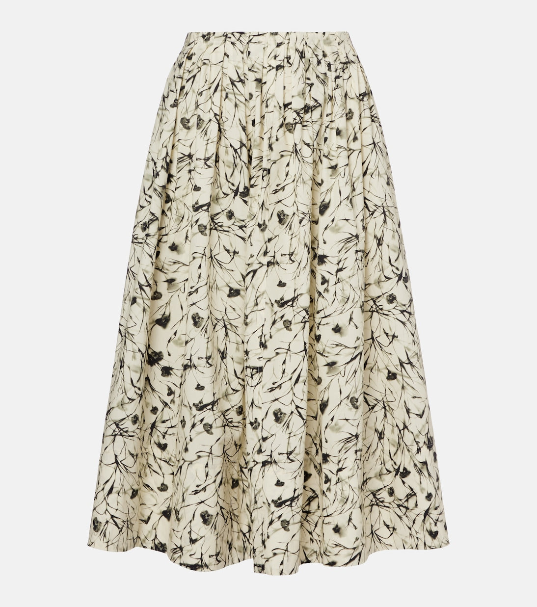 Proenza Schouler - White Label Austin cotton poplin midi skirt