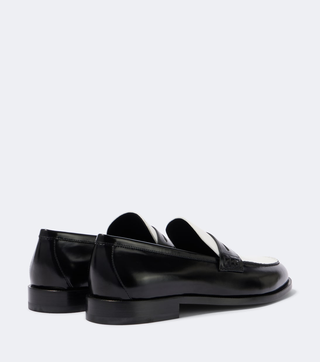 Manolo Blahnik - Perry leather penny loafers