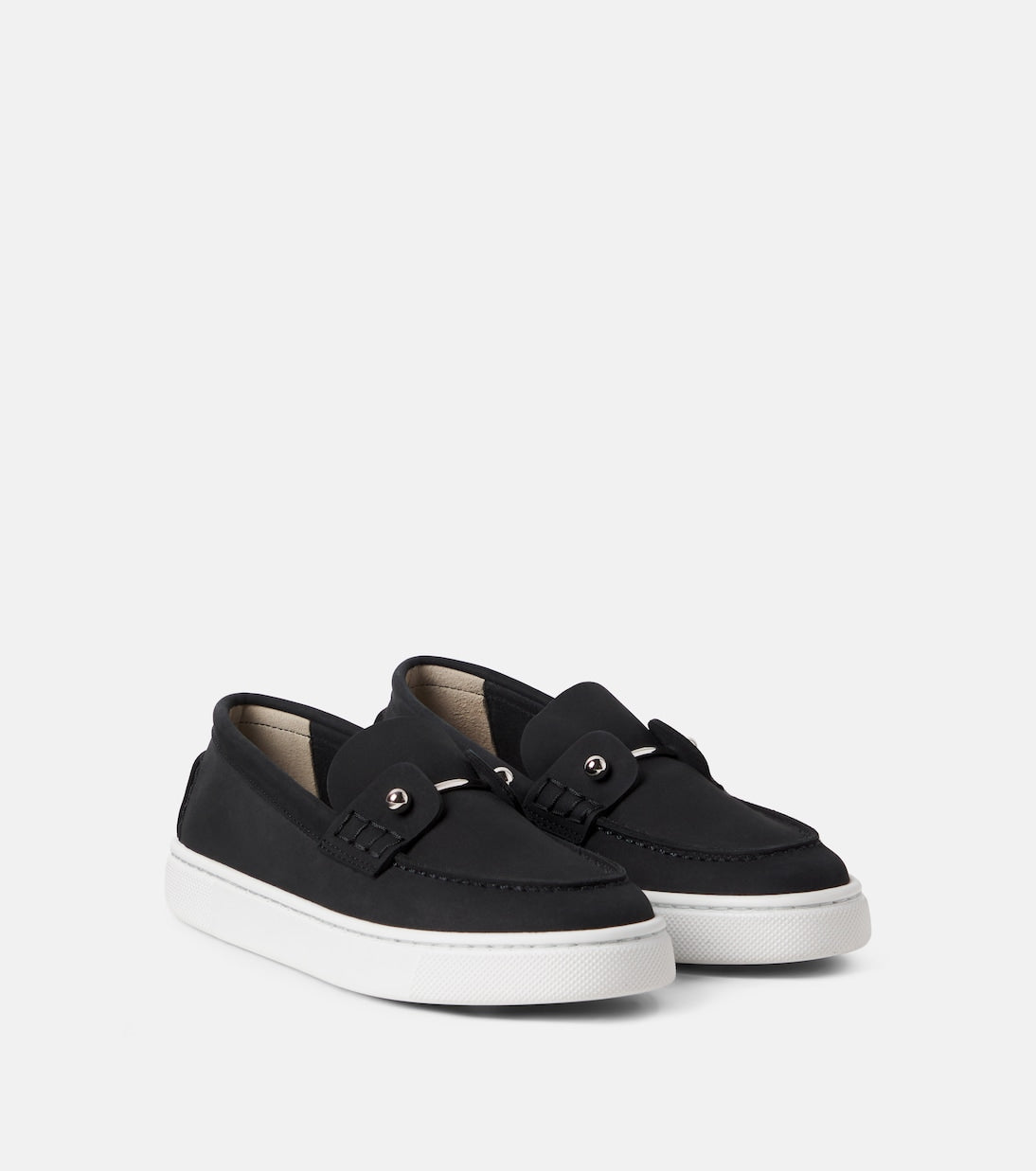 Christian Louboutin Kids - Chambelikid suede loafers