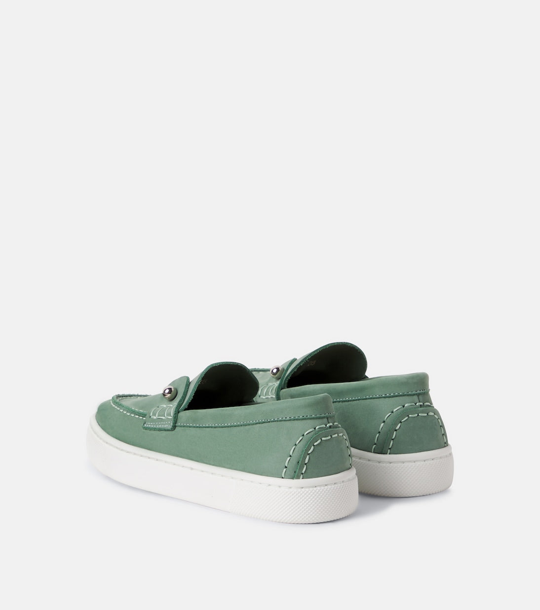 Christian Louboutin Kids - Chambelikid leather boat shoes