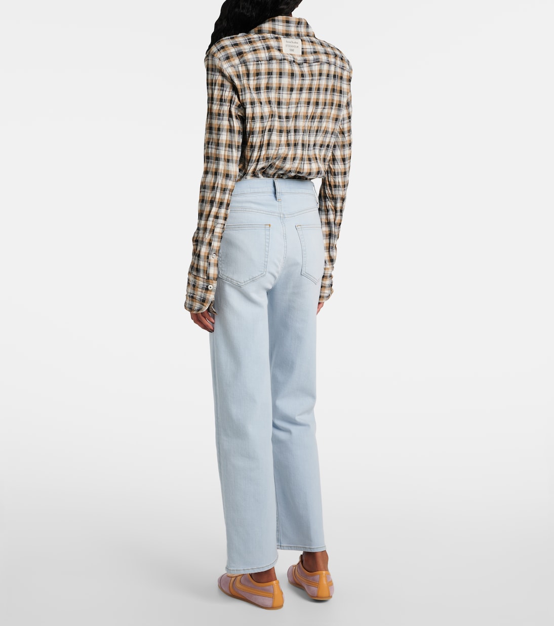 Frame - Le Sleek high-rise straight jeans