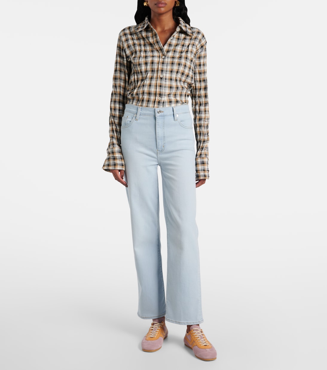 Frame - Le Sleek high-rise straight jeans
