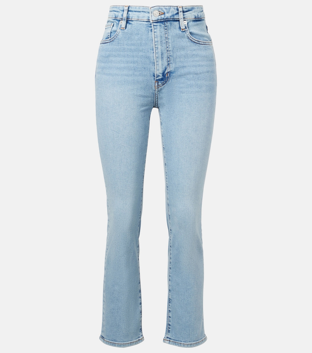 Frame - Pencil Crop high-rise straight jeans