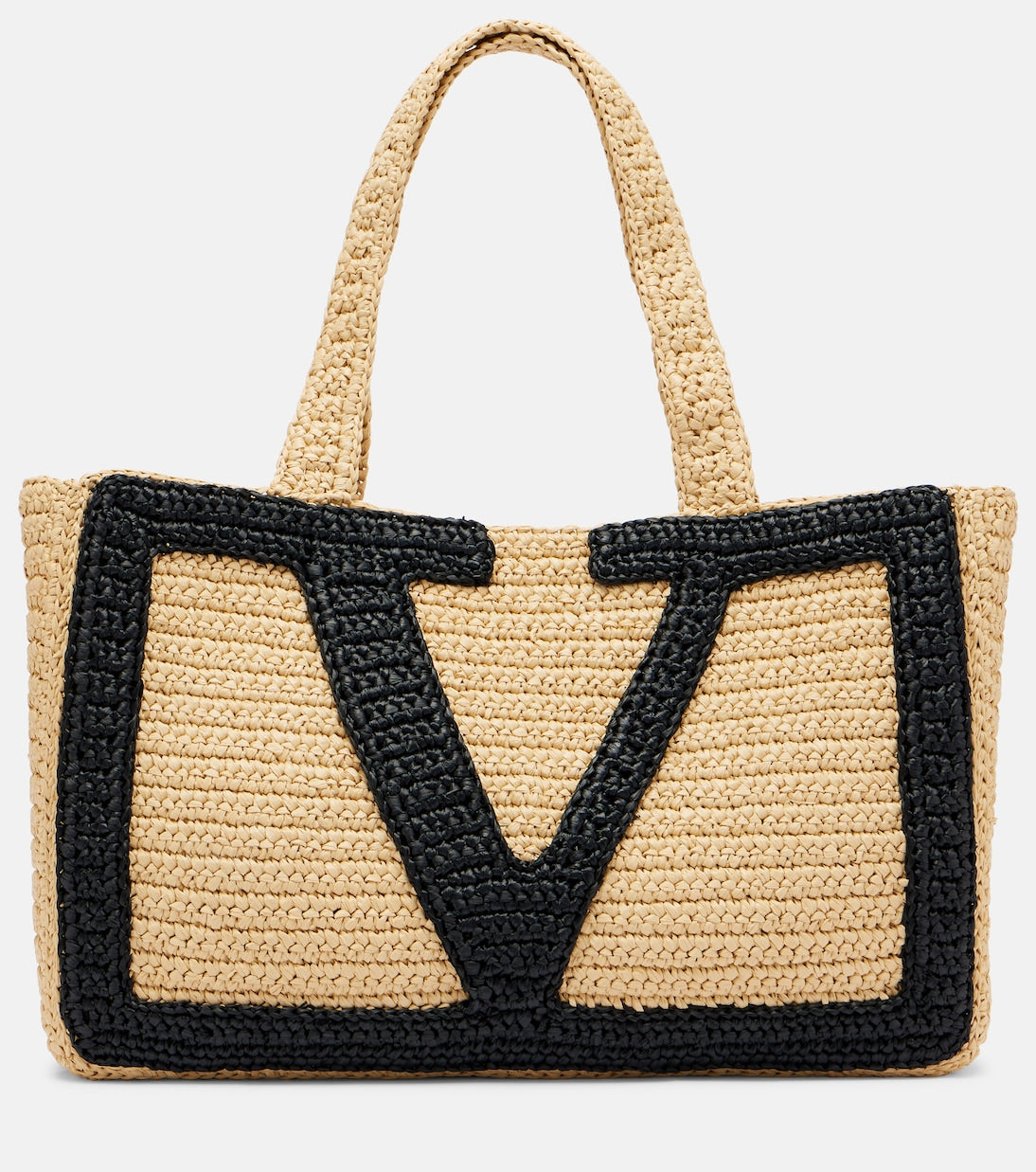 Valentino Garavani - Viva Superstar Large crochet tote bag