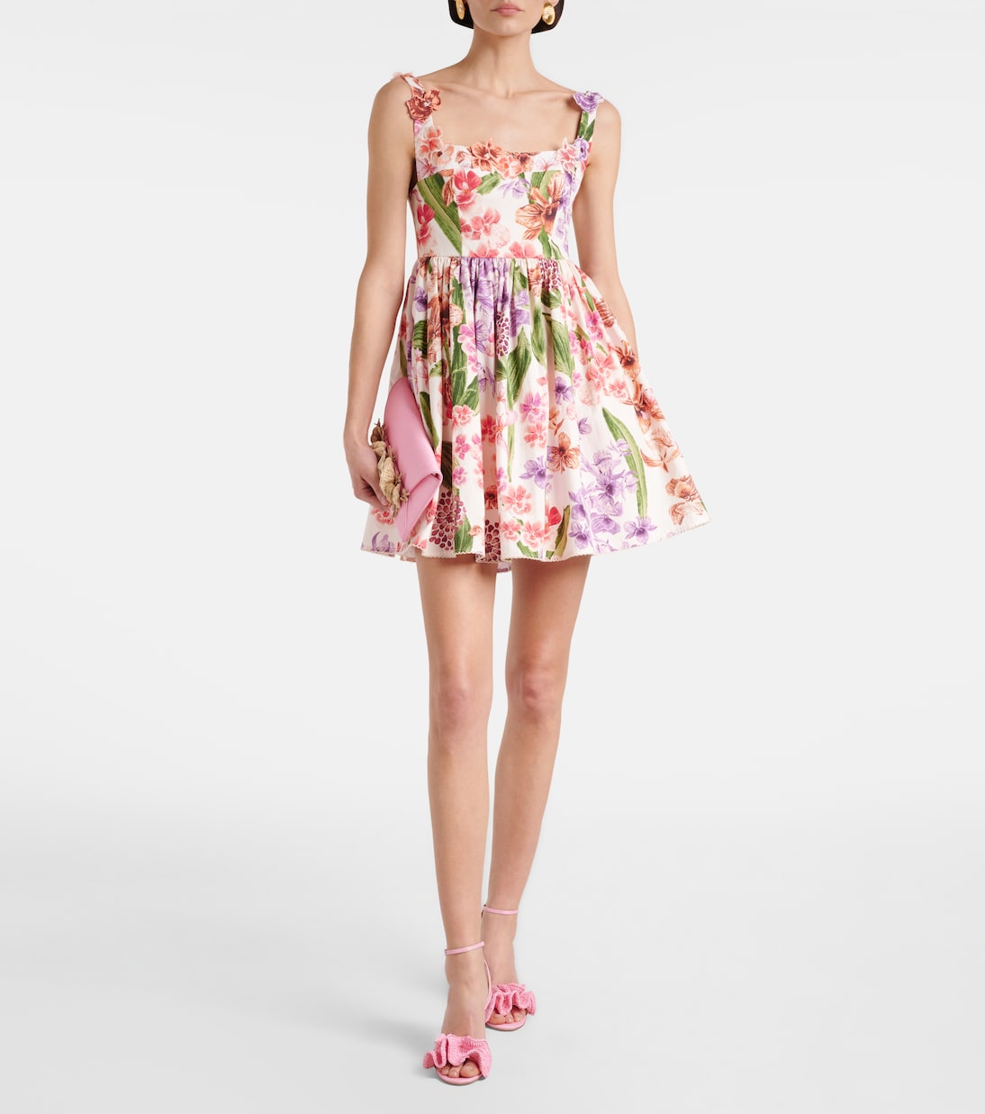 Agua by Agua Bendita - Barbare floral cotton minidress