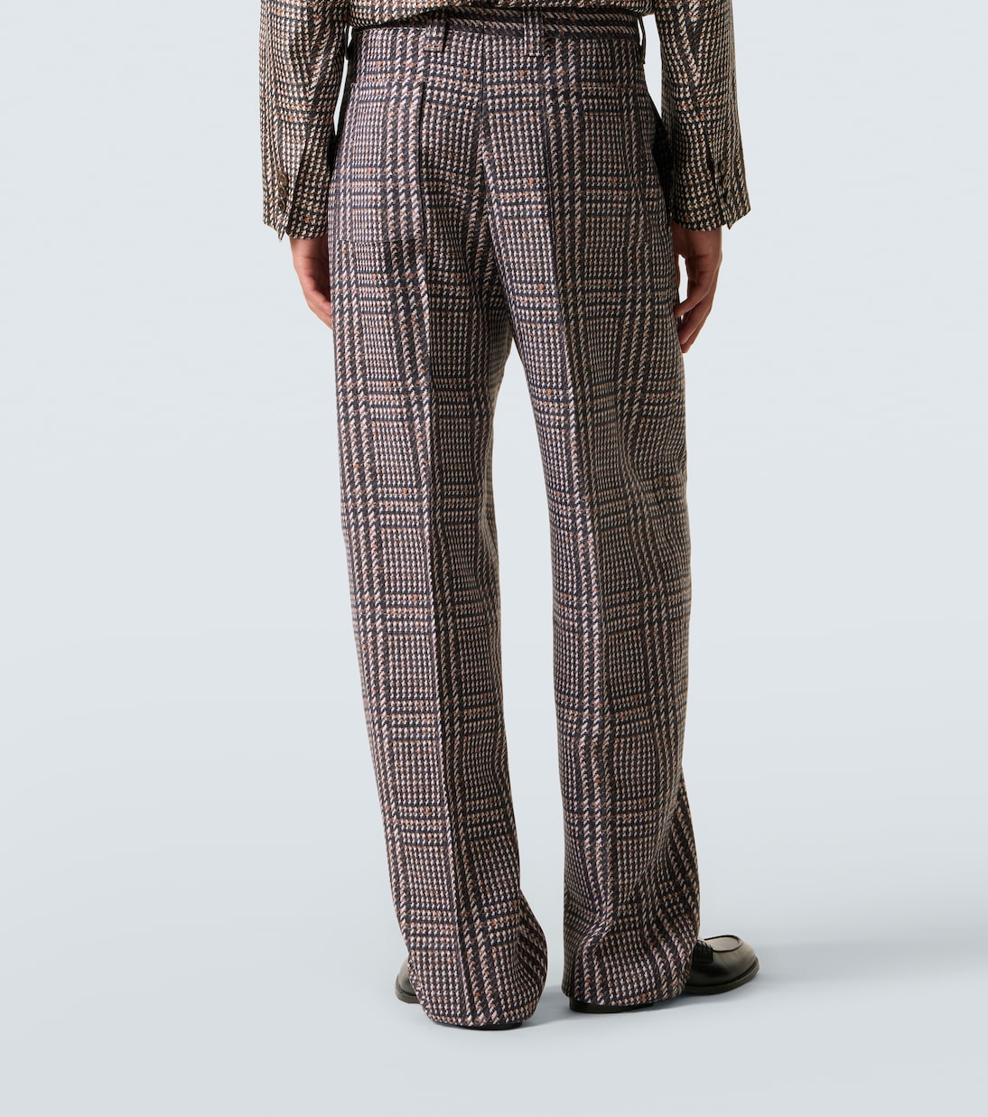 Zegna - Prince of Wales check wool straight pants