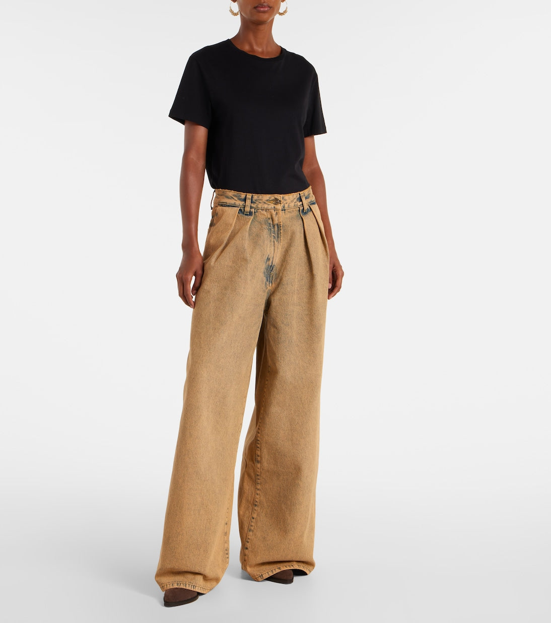 Alanui - Desert Rose wide-leg jeans