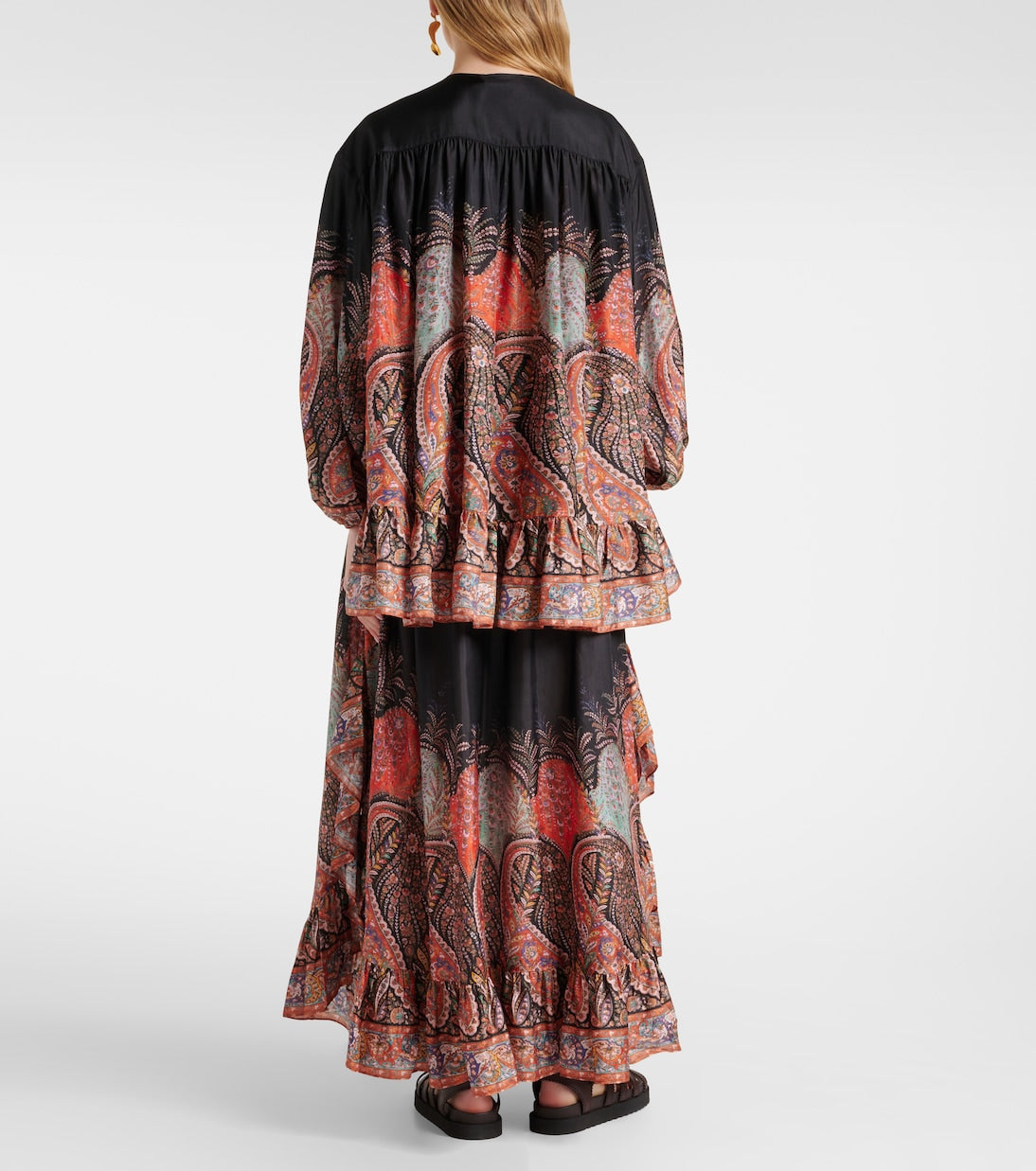 Zimmermann - Rhiannon ruffled silk top