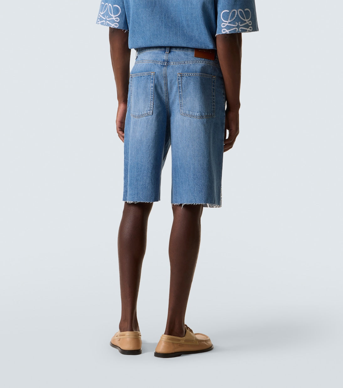 Loewe - Anagram denim shorts
