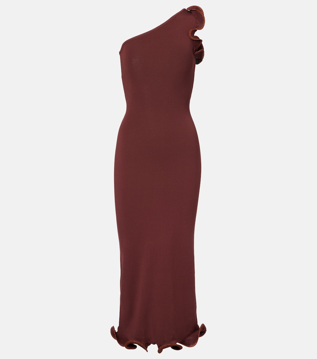 Same - Knitted ruffled midi dress