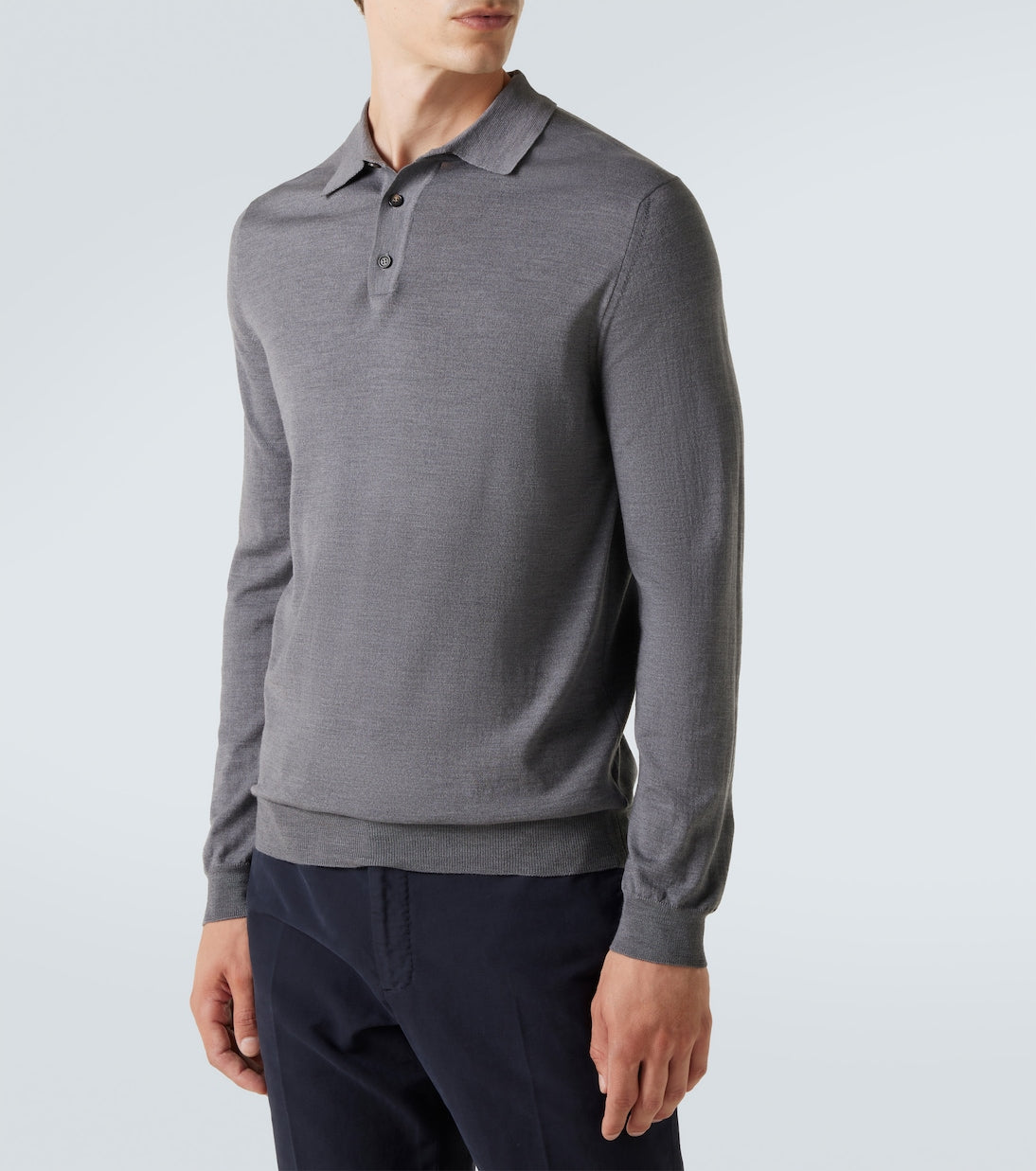 Slowear - Wool-blend polo shirt