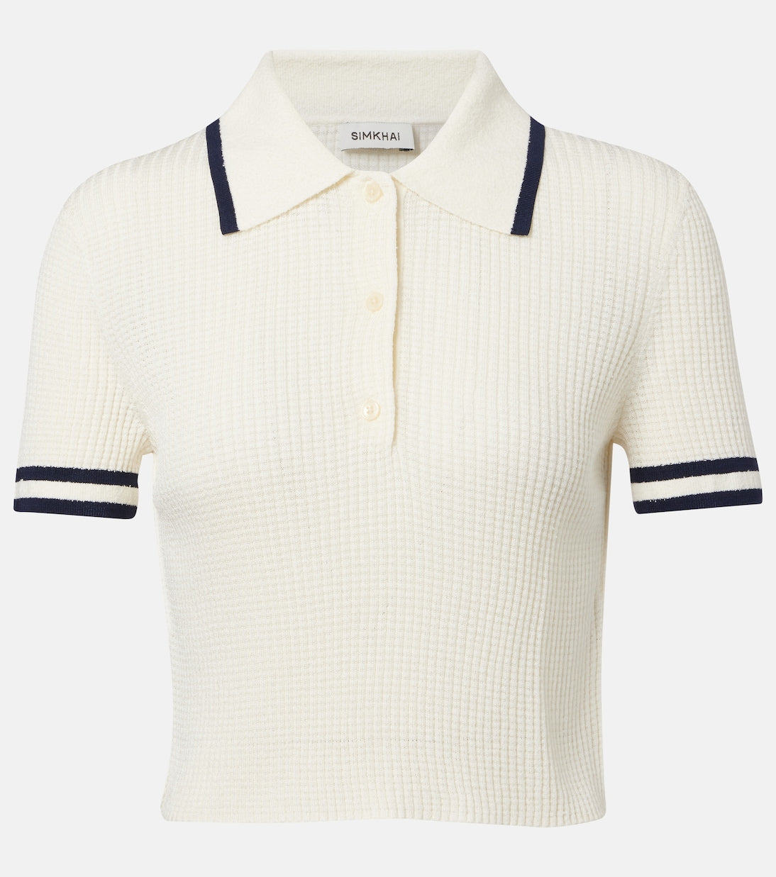 Simkhai - Whitten bouclé polo shirt