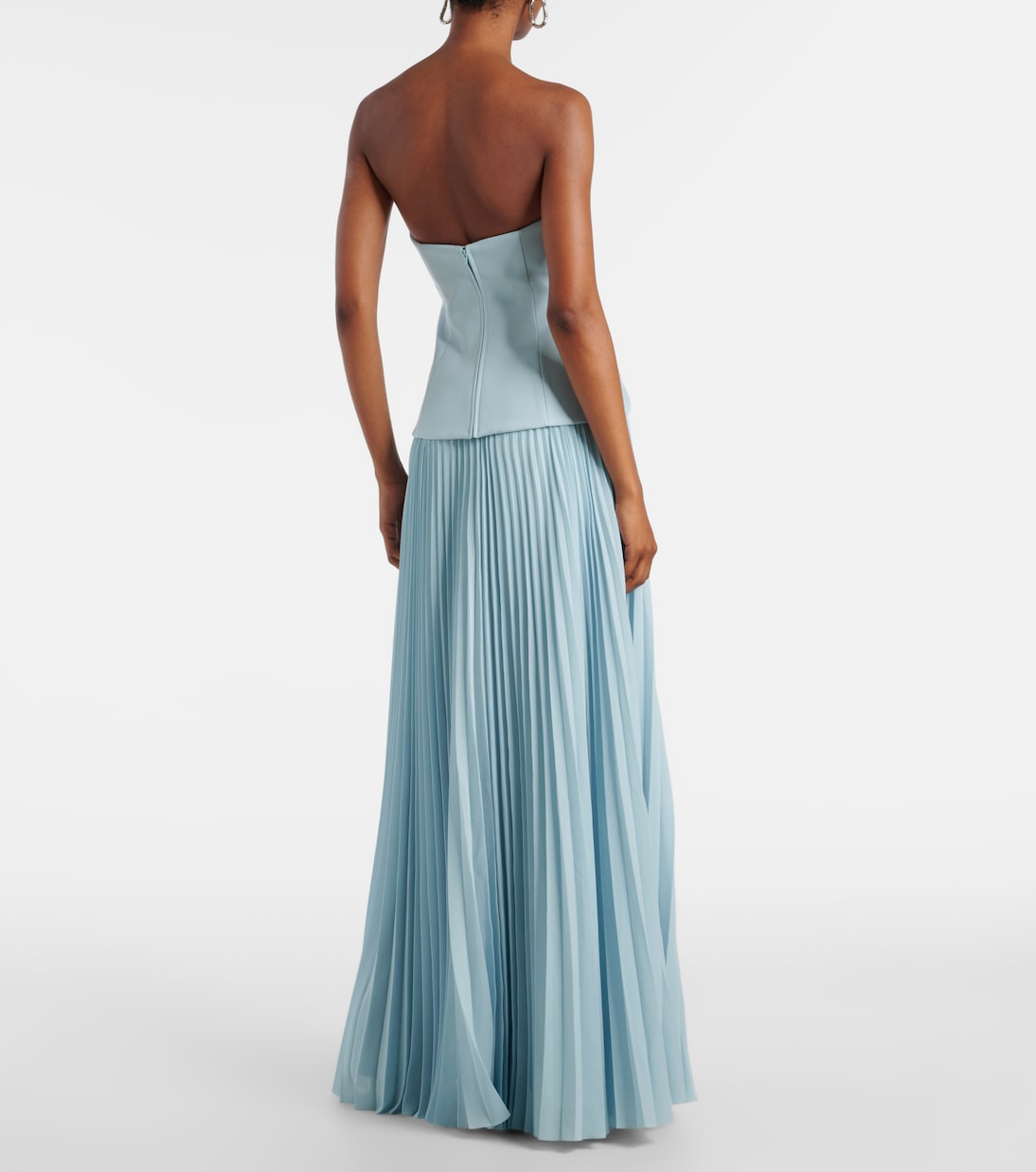 Solace London - Britt pleated gown