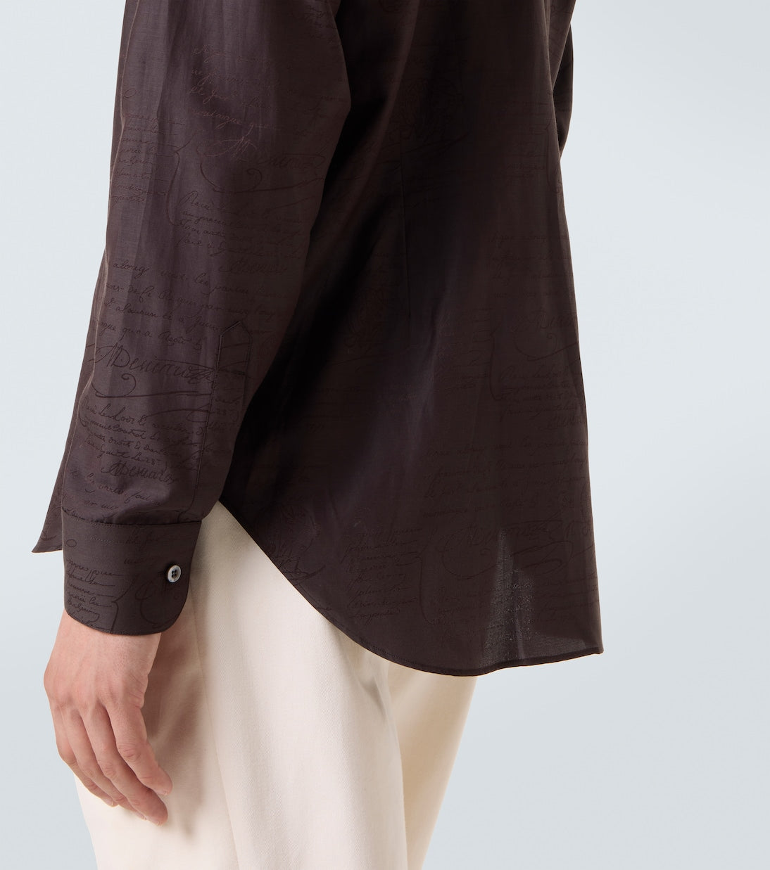 Berluti - Printed silk and cotton shirt