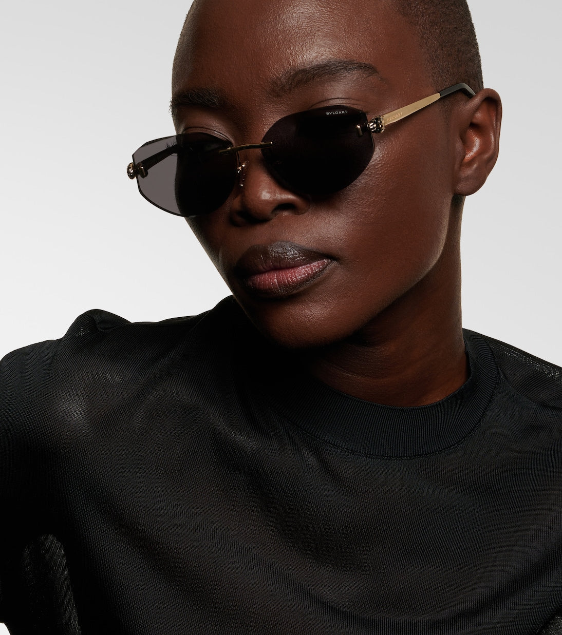 Bvlgari - Serpenti Forever oval sunglasses