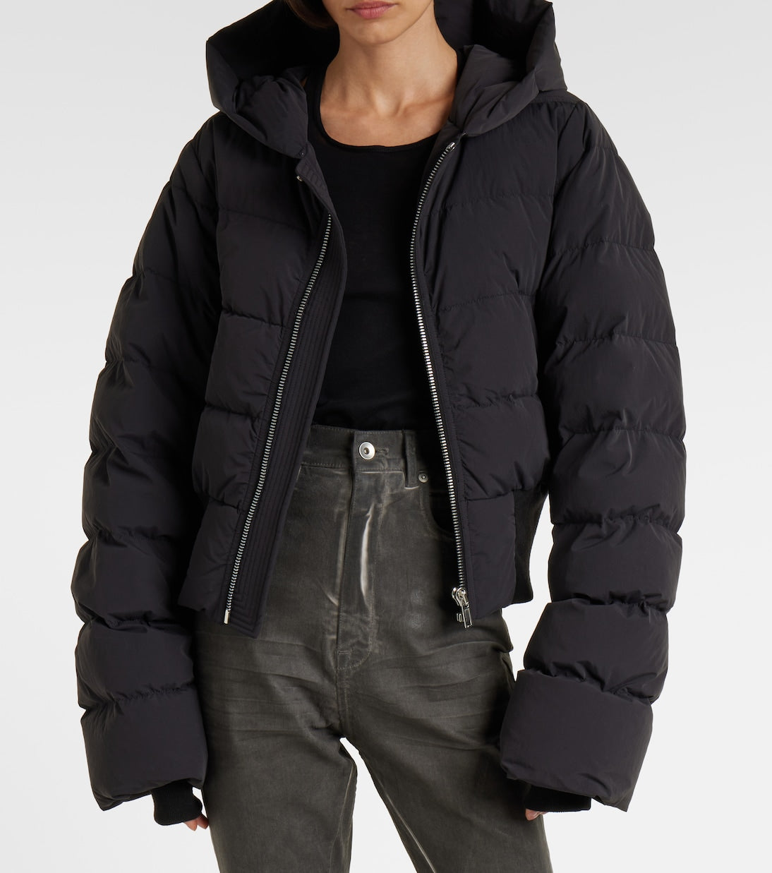 Rick Owens - Hooded down jacket