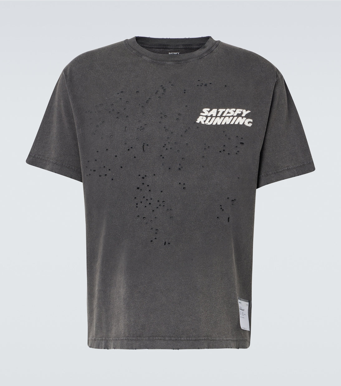 Satisfy - MothTech distressed cotton jersey T-shirt