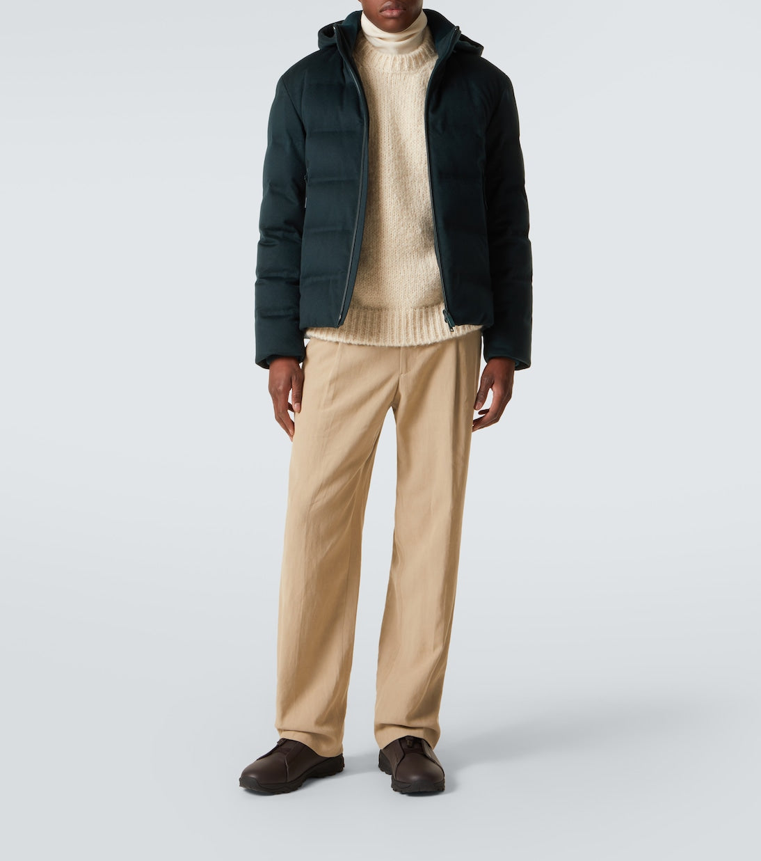 Zegna - Elements technical cashmere down jacket