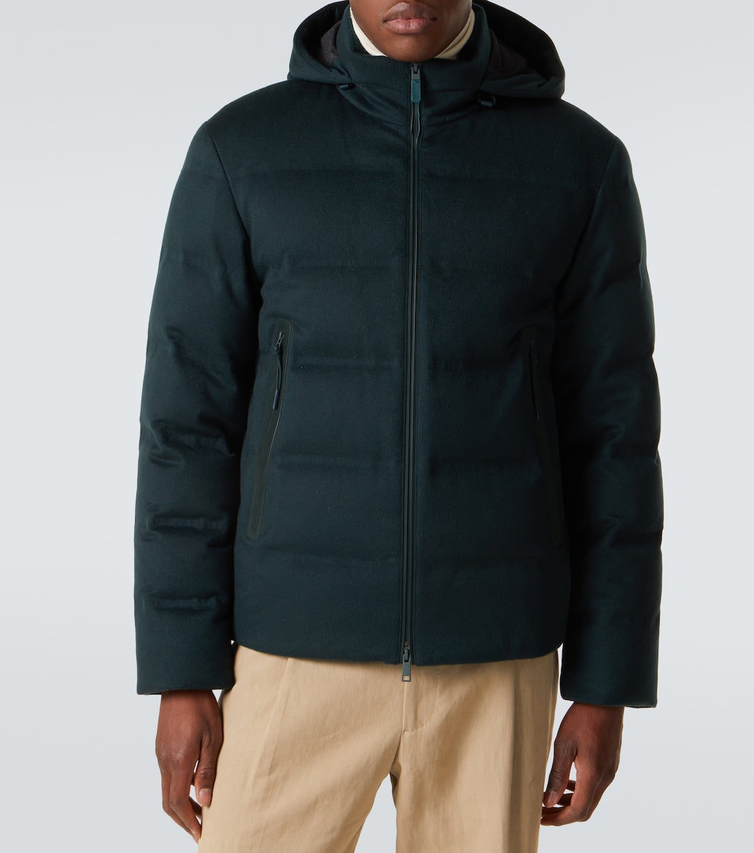 Zegna - Elements technical cashmere down jacket