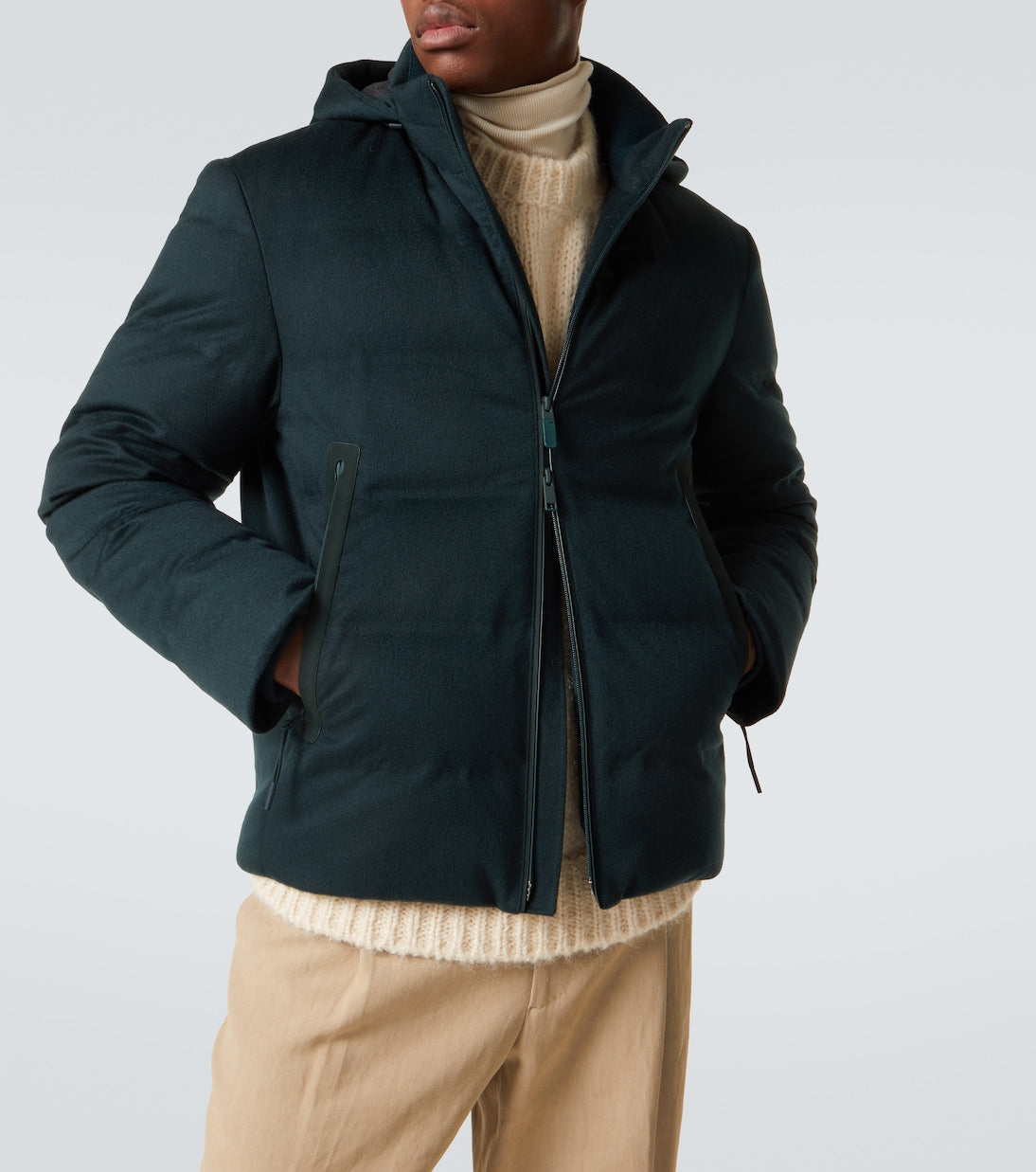 Zegna - Elements technical cashmere down jacket