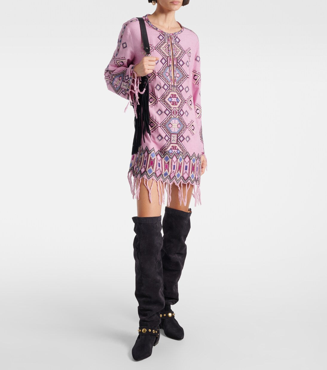 Isabel Marant - Selize suede over-the-knee boots