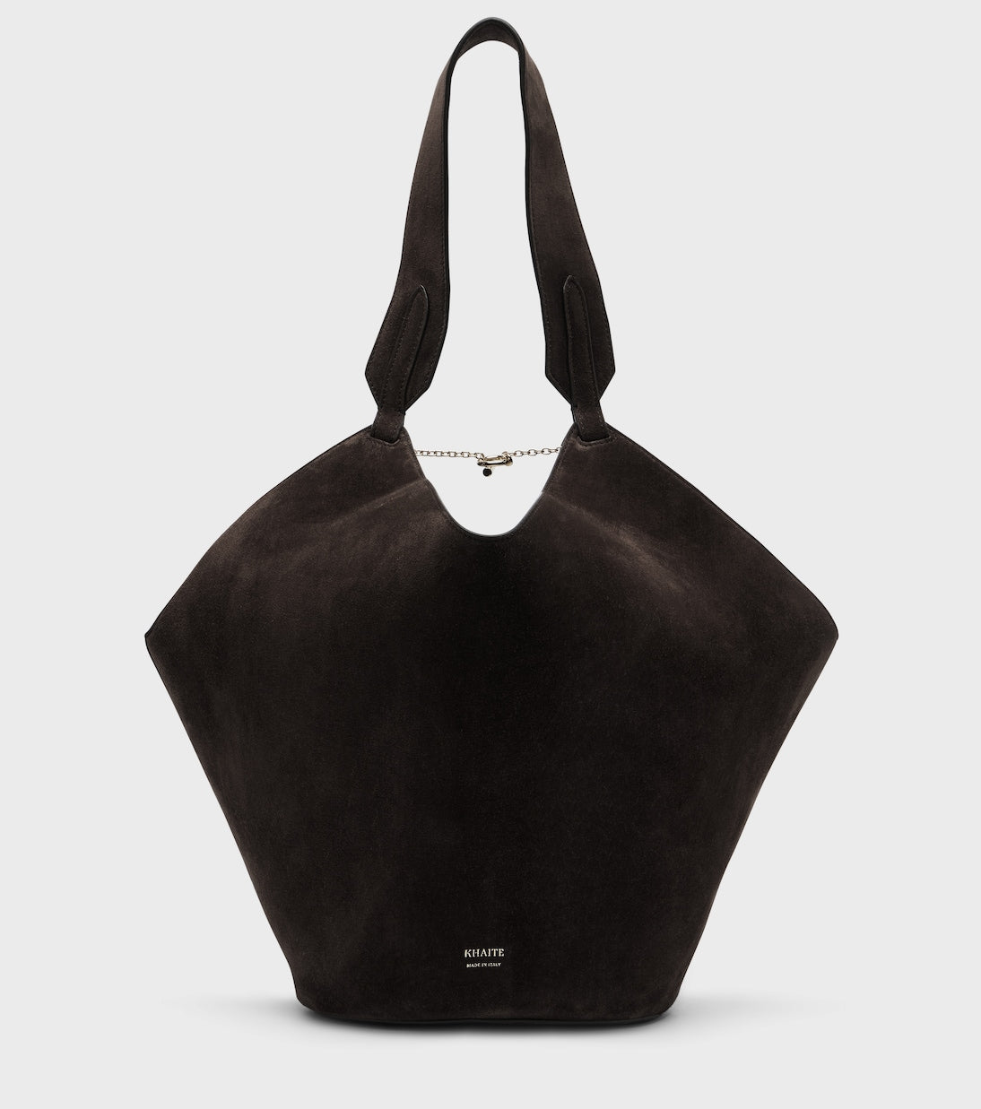 Khaite - Lotus Small suede tote bag
