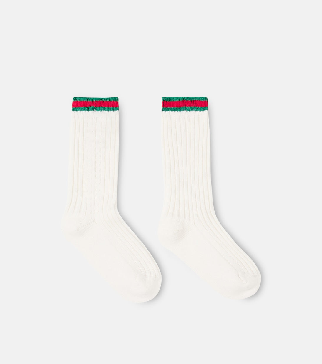 Gucci Kids - Web Stripe cotton-blend socks