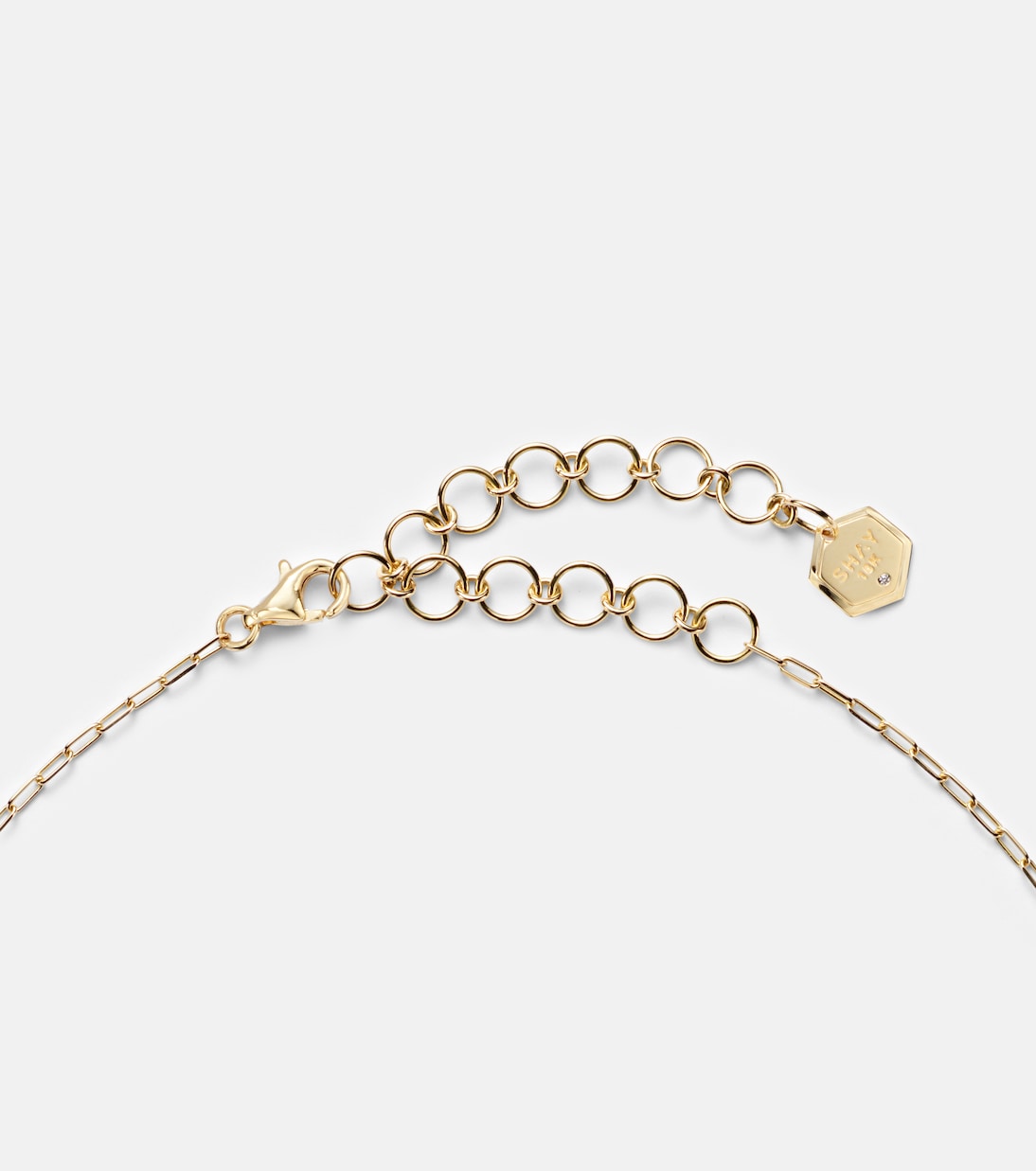Shay Jewelry - Illusion 18kt gold pendant necklace with diamonds