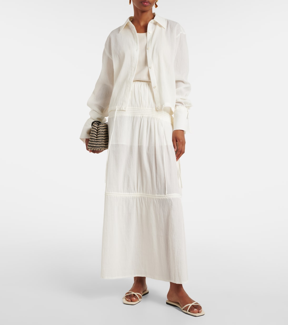Toteme - Cotton maxi skirt