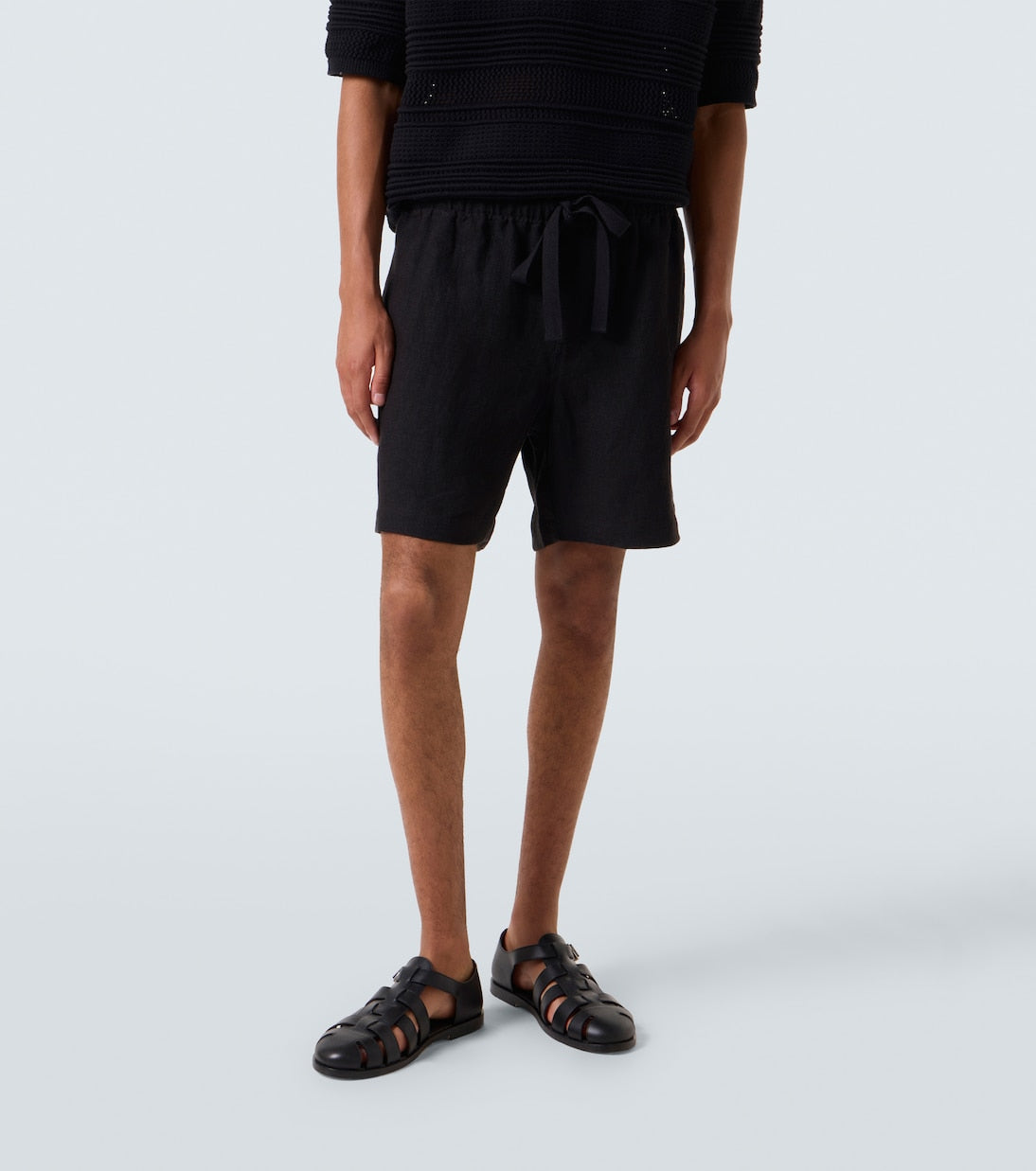 Commas - Linen shorts
