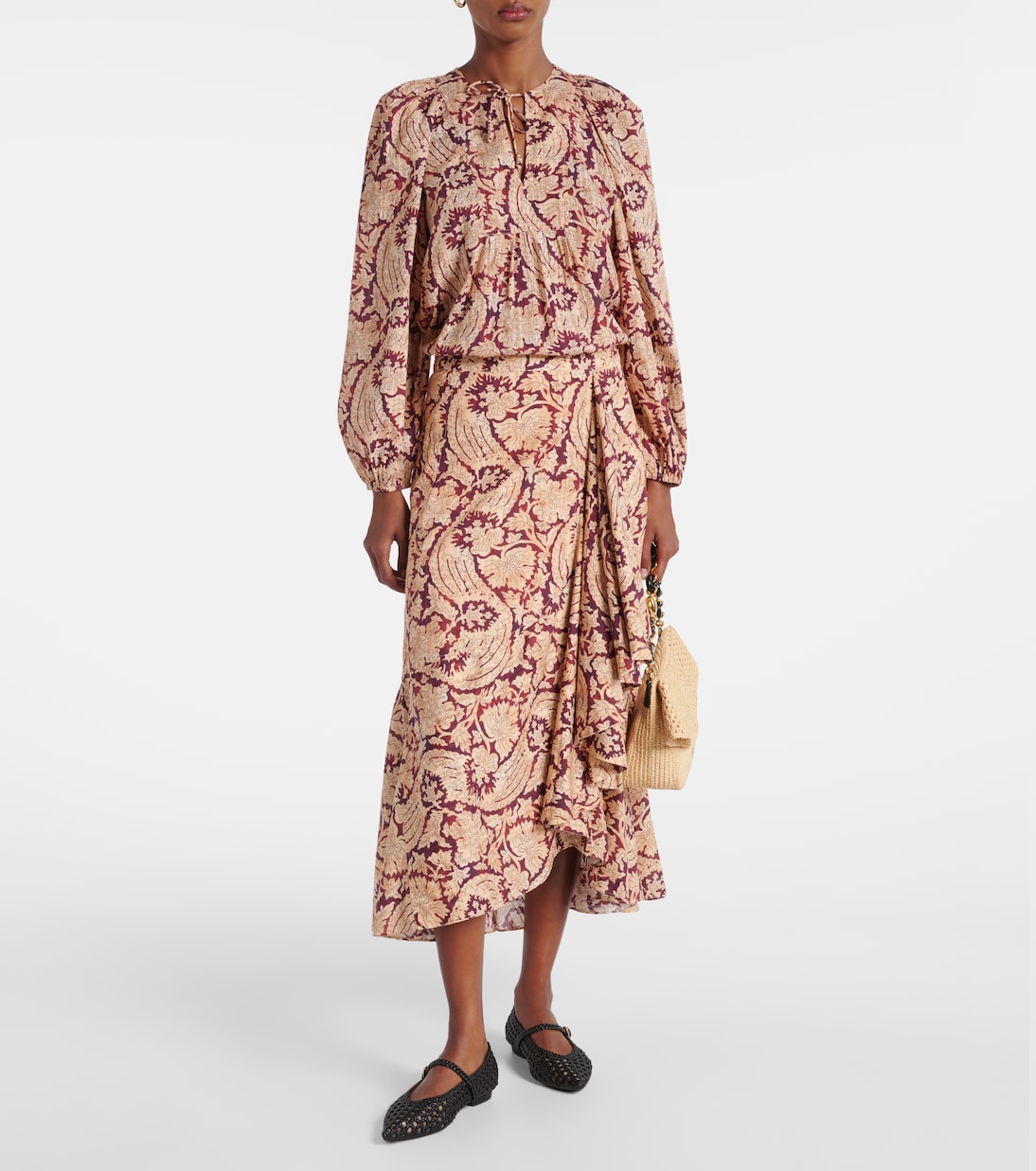 Ulla Johnson - Brea printed cotton-blend blouse