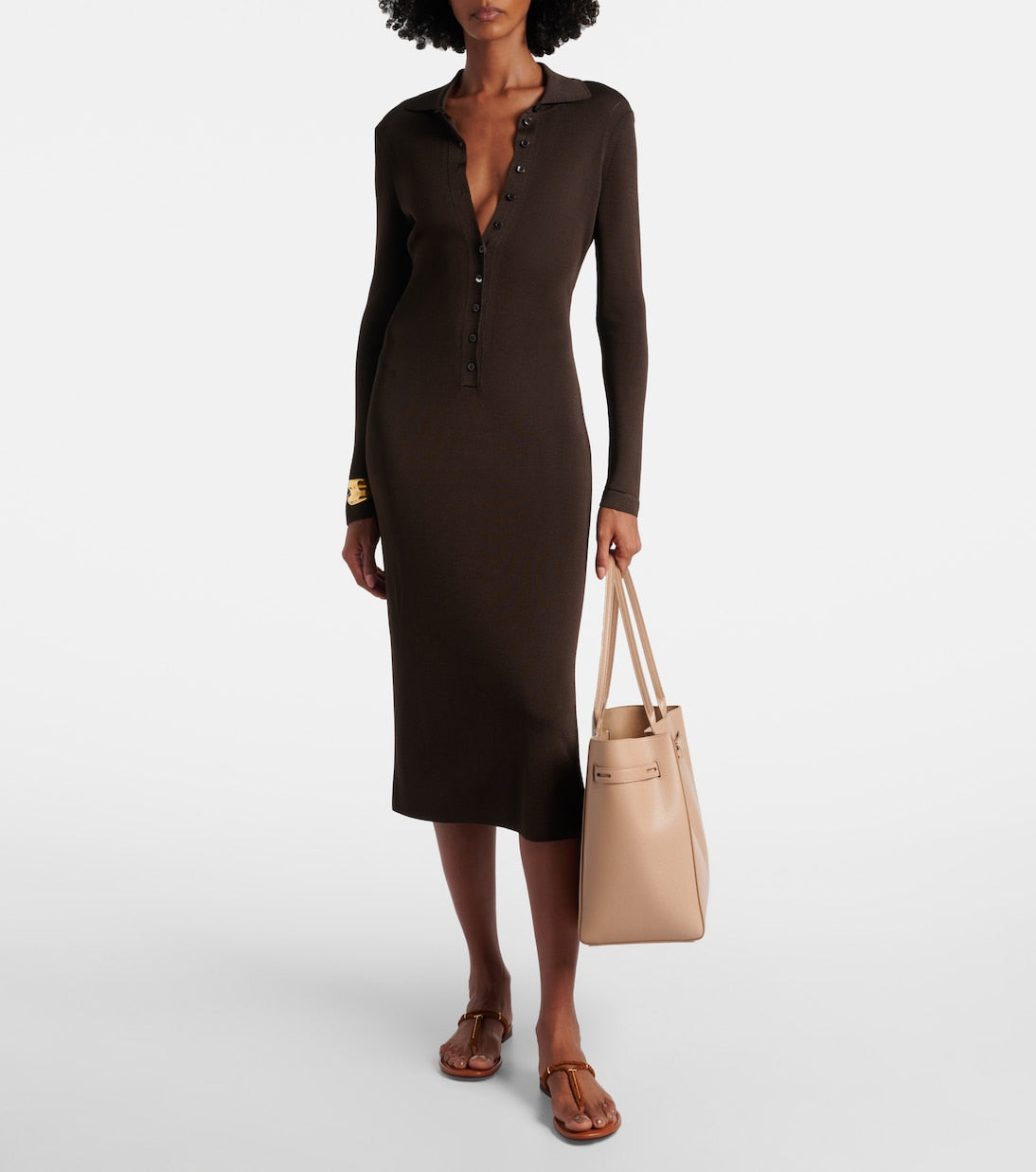 Tom Ford - Braided leather thong sandals