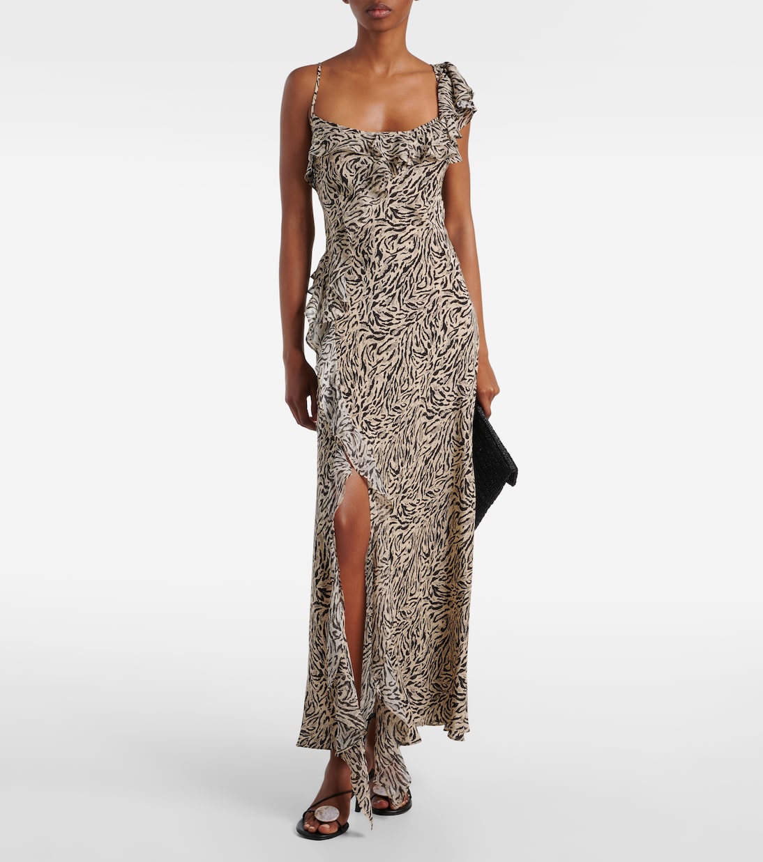 Rixo - Ester silk crêpe de chine maxi dress