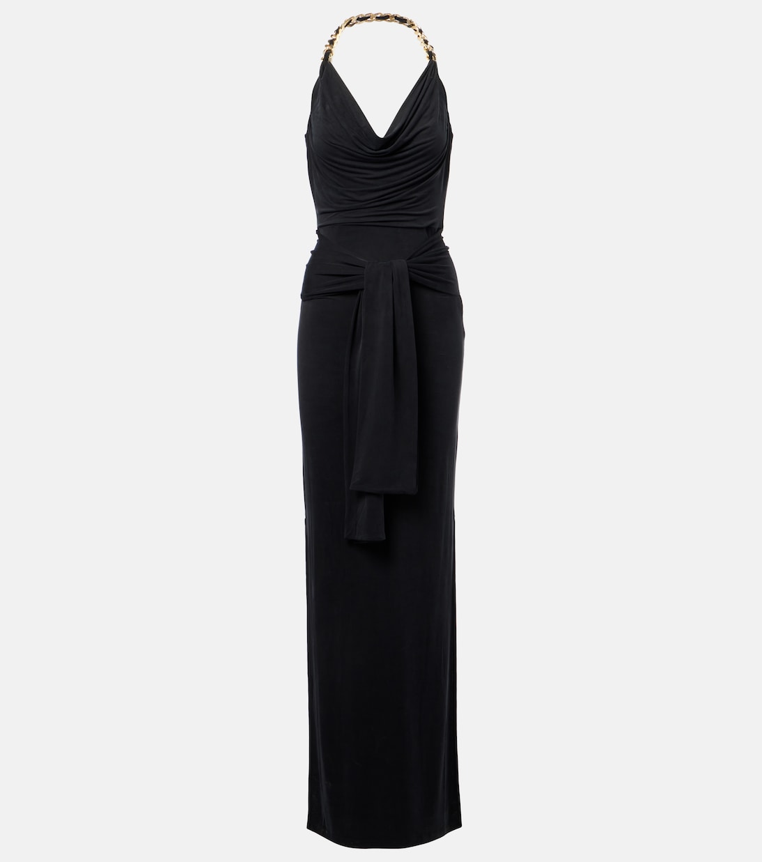 Balmain - Draped gathered gown