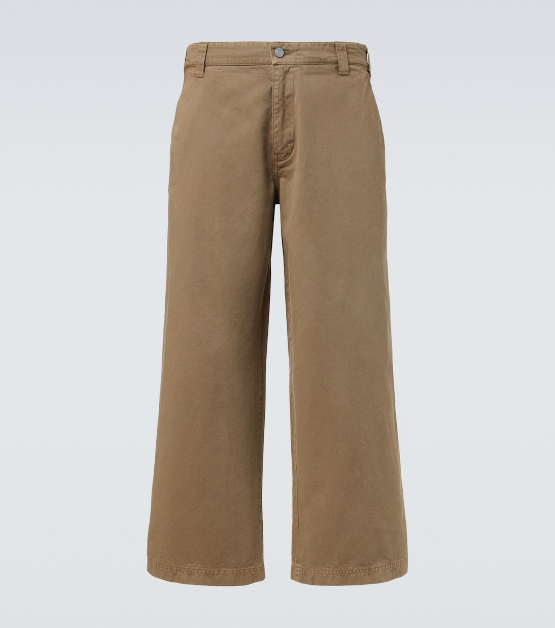 ERL - High-rise wide-leg jeans